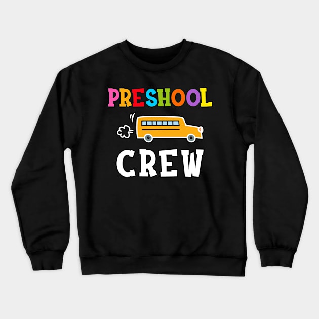 preshool Crew T-shirt Back to School Teacher Gifts Crewneck Sweatshirt by hardyhtud